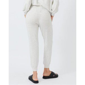 MONROW Supersoft Jogger Sweatpant in Ash Grey - Size Medium